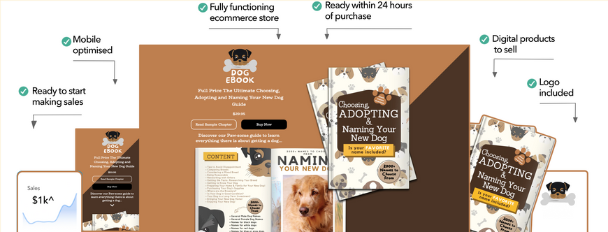 'premium dog' ebook store for sale