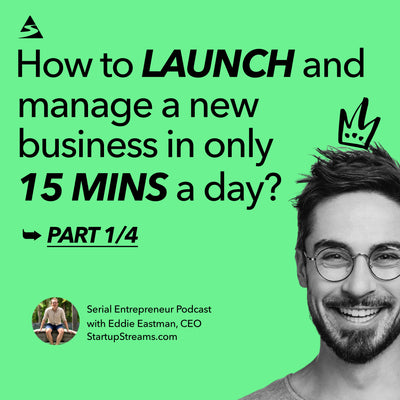 PART 1/4: How To Launch And Manage A New Business In Only 15 Mins A Day